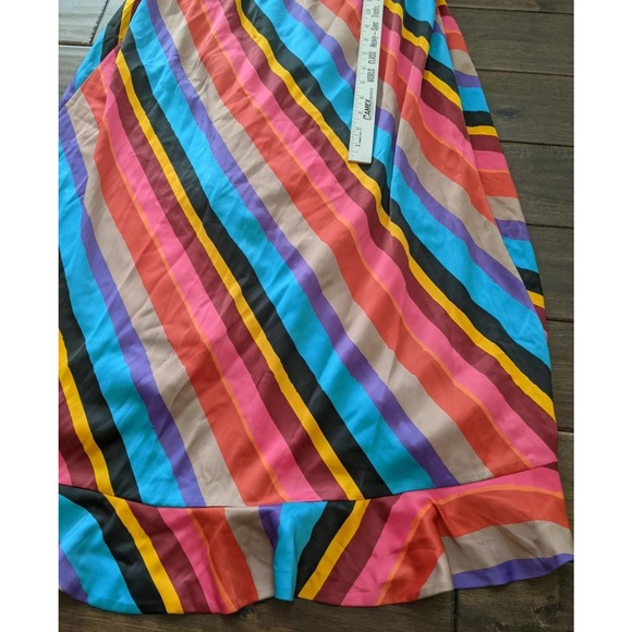 M Medium New Crosby By Mollie Burch Womens Young Wrap Maxi Dress colorful - Picture 7 of 9